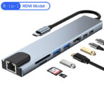 Expansion dock type-c to hdmi rj45 network card 100 megabyte pd notebook - Image 2
