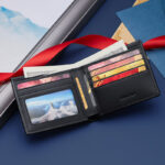 King Paul Men's Short Leather Wallet Men's High Sense Fashion Simple Card Bag Coin Purse Trendy Card Bag - Image 4