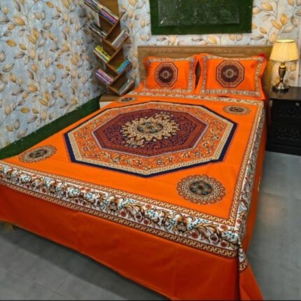 Luxury Panel Cotton Bed Sheet