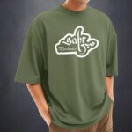 Men's Stylish Drop Shoulder (Army Green)