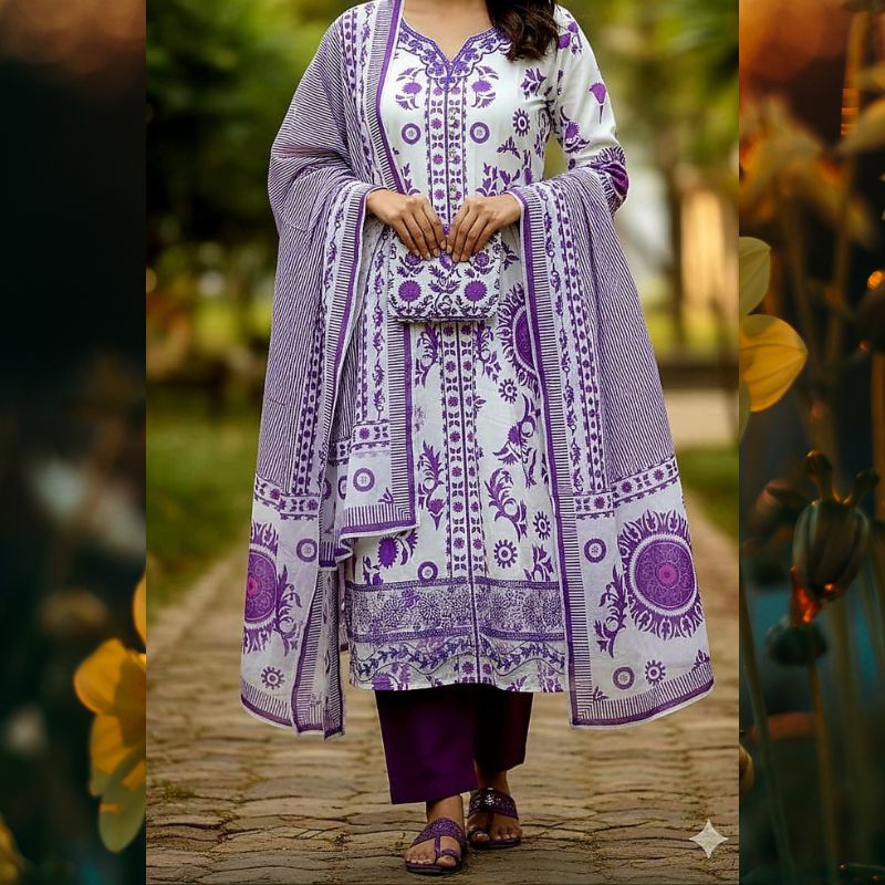 26228-01 Ready made Stitched Three Pieces - Image 1