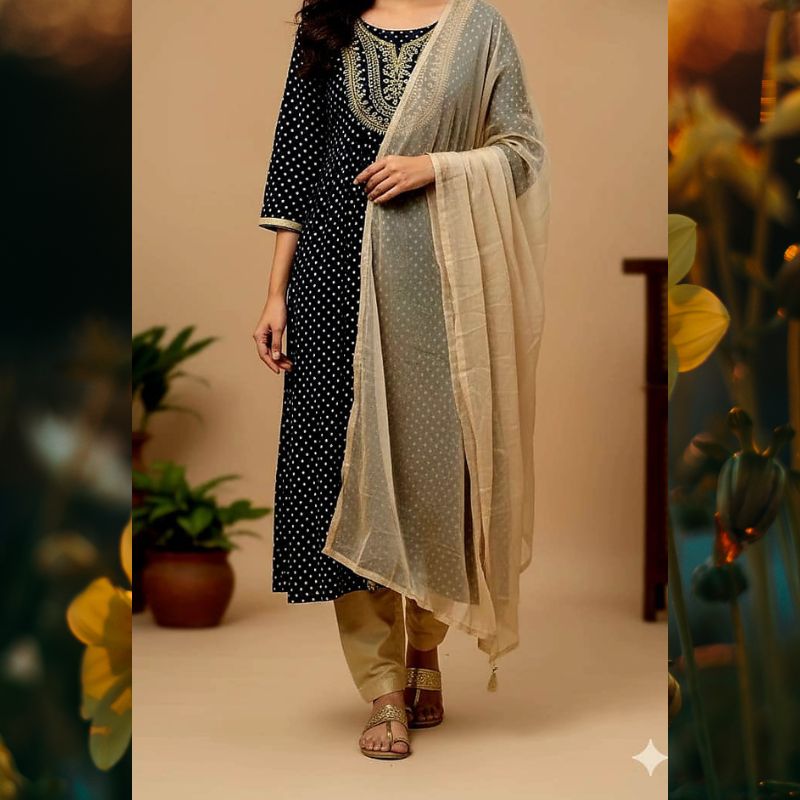 26230-01 Ready made Stitched Three Pieces - Image 1