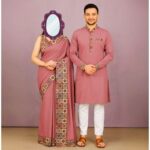 Eid Special Couple Sharee Panjabi Combo