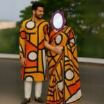 Eid Special Couple Sharee Panjabi Combo