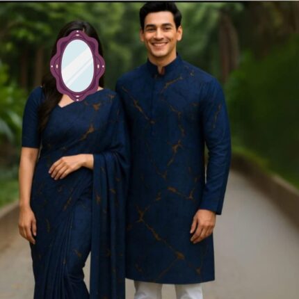 Eid Special Couple Sharee Panjabi Combo