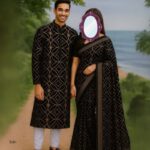 Eid Special Couple Sharee Panjabi Combo