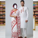 Premium Sharee Panjabi Couple Dress