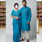 Premium Sharee Panjabi Couple Dress