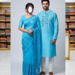 Premium Sharee Panjabi Couple Dress