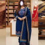 Unstitched Block Print Three Piece