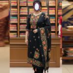 Unstitched Block Print Three Piece