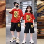 Drop Shoulder Baby TShirt and Pant Set