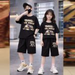 Drop Shoulder Baby TShirt and Pant Set