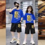 Drop Shoulder Baby TShirt and Pant Set