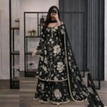 Garara Stitched Three Piece