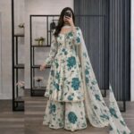 Garara Stitched Three Piece