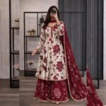 Garara Stitched Three Piece