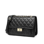 Top Quality Women New Fashion Casual Rhombus Embroidery Thread Baby's Breath Women's Bag - Image 5