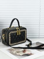 Women New Style Small Fragrant Rhombus Diamond Niche Satchel Women's High-End Fashion Shoulder Bag Crossbody Bag Box Bag - Image 3