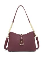 Women High-End  New Fashion Versatile Shoulder Bag Simple Bucket Bag Crossbody Bag - Image 5