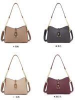 Women High-End  New Fashion Versatile Shoulder Bag Simple Bucket Bag Crossbody Bag - Image 2